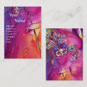 Carte De Visite LA TROISIÈME MASQUE / Costume Designer, Artiste th (Devant / Derrière)