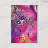 Carte De Visite LA TROISIÈME MASQUE / Costume Designer, Artiste th (Dos)