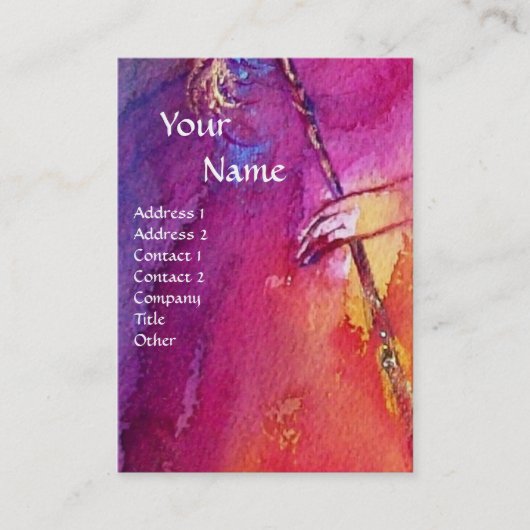 Carte De Visite LA TROISIÈME MASQUE / Costume Designer, Artiste th (Devant)