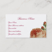 Carte De Visite La Tulipe (Dos)