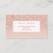 Carte De Visite La typographie élégante de courtier de notaire (Dos)