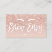 Carte De Visite La typographie élégante de fronts de logo (Devant)