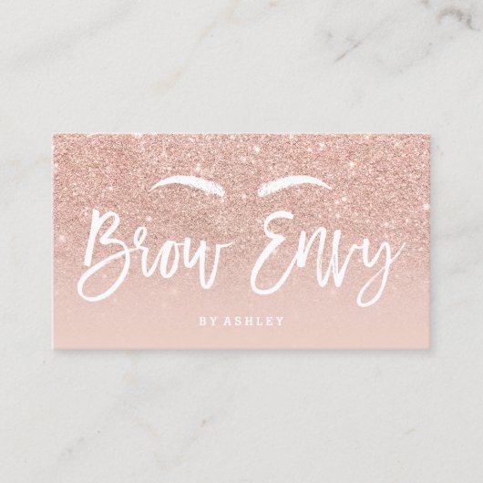 Carte De Visite La typographie élégante de fronts de logo (Devant)