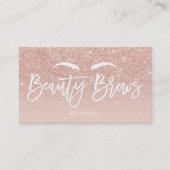 Carte De Visite La typographie élégante de fronts de logo (Devant)