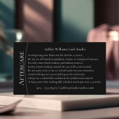 Carte De Visite La typographie moderne "LASHER by"