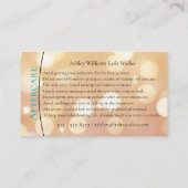 Carte De Visite La typographie moderne "LASHER by" (Dos)