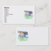 Carte De Visite La vache a lu plus de livres (Devant / Derrière)