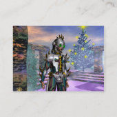 CARTE DE VISITE LA VEILLE D'UN CYBORG DU NOUVEL AN (Dos)