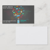 Carte De Visite La vente sociale professionnelle travaillent en (Devant / Derrière)