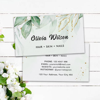 Carte De Visite La verdure