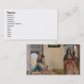 Carte De Visite La vie dans le harem, le Caire (Devant / Derrière)