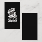 Carte De Visite La vie dansante en ligne Funny Country Line Dancer (Devant / Derrière)