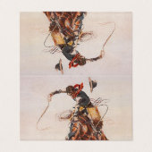 Carte De Visite La vie de cowboy de PIÈCE EN T (Extérieur déplié)