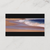 Carte De Visite La vie est une plage photo (Dos)