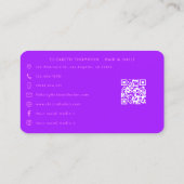 Carte De Visite La vie n'est pas parfaite, mais vos ongles peuvent (Dos)