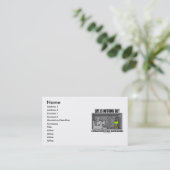 Carte De Visite La Vie N'Est Qu'Une Interprétation De Copenhague (Debout devant)