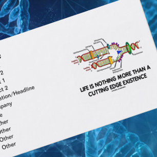 Carte De Visite La vie n'est rien davantage qu'une existence de