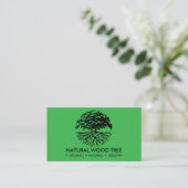 Carte De Visite La vie verte de l'arbre (Debout devant)