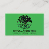Carte De Visite La vie verte de l'arbre (Devant)