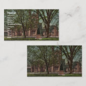 Carte De Visite La vieille bibliothèque, université Photochrom (Devant / Derrière)