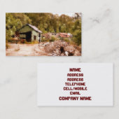 CARTE DE VISITE LA VIEILLE MINE D'OR (Devant / Derrière)