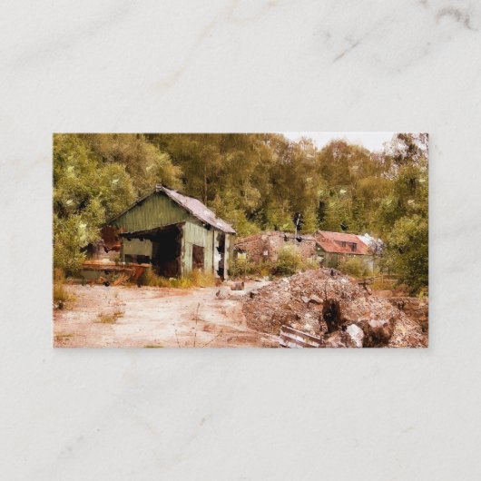 CARTE DE VISITE LA VIEILLE MINE D'OR (Devant)