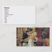 Carte De Visite La vieille sorcière peignant les cheveux de Gerda (Devant / Derrière)