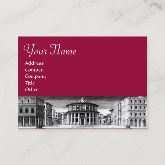 CARTE DE VISITE LA VILLE IDÉALE (Devant)