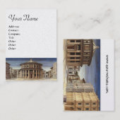 CARTE DE VISITE LA VILLE IDÉALE / RENAISSANCE ARCHITECTURE, ARCHIT (Devant / Derrière)