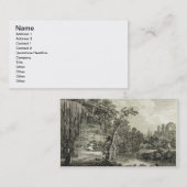 Carte De Visite La vue du ressort pétrifiant a généralement appelé (Devant / Derrière)