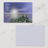 Carte De Visite La vue élevée de l'oiseau (Devant / Derrière)