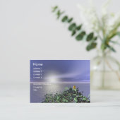 Carte De Visite La vue élevée de l'oiseau (Debout devant)