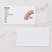 Carte De Visite Lab Rainbow (Devant / Derrière)