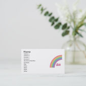 Carte De Visite Lab Rainbow (Debout devant)