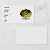 Carte De Visite L'Abeignon De L'Équipe Sur Fleur Jaune (Devant / Derrière)