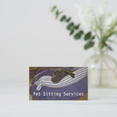 Carte De Visite Laboratoire de chocolat reposant sur le Coussin vi (Debout devant)