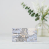 Carte De Visite Labrador retriever avec Drake Mallard (Debout devant)