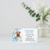 Carte De Visite Labrador Retriever Pet Groomer Spa Nomination (Debout devant)