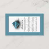 Carte De Visite Labradorite Crystal Signification Bijoux Display (Devant)