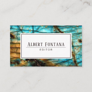 Carte De Visite Labradorite minimaliste