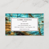 Carte De Visite Labradorite minimaliste (Dos)