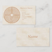 Carte De Visite Labyrinthe de Chartres (Devant / Derrière)