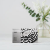Carte De Visite labyrinthe de la boule 3D (Debout devant)