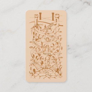 Carte De Visite Labyrinthe personnalisé de thérapie
