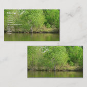 Carte De Visite Lac (Devant / Derrière)