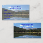 Carte De Visite Lac Echo Mt Evans Colorado (Devant / Derrière)