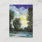 CARTE DE VISITE LAC ET NÉNUPHAR (Dos)