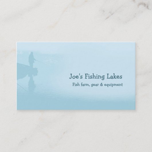 Carte De Visite Lac fishing (Devant)