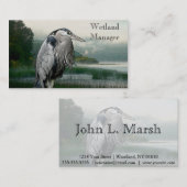 Carte De Visite Lac Heron (Devant / Derrière)