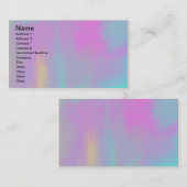 Carte De Visite Lac impressionniste (Devant / Derrière)